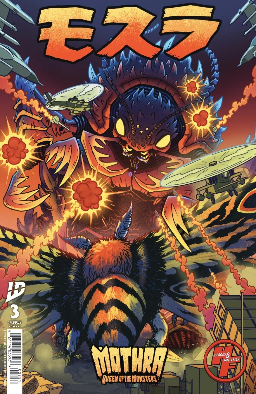 Mothra #3 H&F Virgin Foil Variant — Heroes & Fantasies